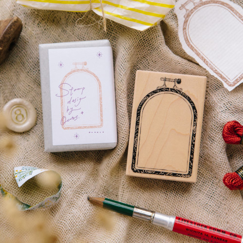 OURS Rubber Stamp - Window Embroidery Hoop