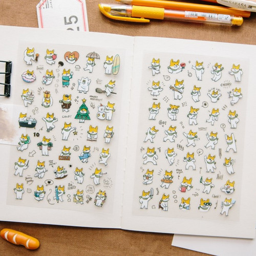 OURS Sticker Set - Nice to meet you (4 sheets)