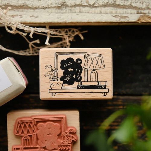 OURS Rubber Stamp - On the Wall
