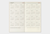 TRAVELER'S Notebook 2027 Monthly Diary Regular Size refill set with guide and customized sticker. / Recharge de calendrier mensuel 2027 pour TRAVELER'S Notebook taille régulière avec guide et autocollant personnalisé.