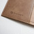 TAKE A NOTE Vegan Leather Planner Cover - A6 Walnut