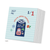 eric 2027 Color Tear-Off Calendar square daily calendar featuring full-color eraser stamp illustrations by artist eric. / Calendrier quotidien carré à effeuiller eric 2027 Color présentant des illustrations colorées de tampons en gomme par l'artiste eric.