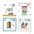 eric 2027 Color Tear-Off Calendar square daily calendar featuring full-color eraser stamp illustrations by artist eric. / Calendrier quotidien carré à effeuiller eric 2027 Color présentant des illustrations colorées de tampons en gomme par l'artiste eric.
