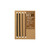 TRAVELER'S Notebook 011 Connecting Bands for Passport Size notebook inserts shown in classic black and brown rubber. / Bandes de connexion TRAVELER'S Notebook 011 pour recharges taille Passeport présentées en caoutchouc noir et marron classique.