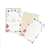 Furukawa Shiko Cafe Mini Letter Set with Rakusui paper, 20 sheets of Mino Washi letter paper and 5 envelopes.