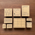 A Stamp Marche rubber stamp (b-470) designed for life logging, featuring minimal log icons for tracking sleep, mood, weather, temperature, weight, and water intake. Un tampon en caoutchouc Stamp Marche (b-470) conçu pour le journal de vie, avec des icônes minimales pour suivre le sommeil, l'humeur, la météo, la température, le poids et l'hydratation.