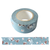 A roll of wide 2.4 cm Classiky Washi tape in Asagi (pale cyan) colour, featuring a repeating, delicate pattern of vintage girl figures. Un rouleau de ruban Washi Classiky large (2.4 cm) de couleur Asagi (cyan pâle), présentant un motif délicat et répétitif de figures de filles.