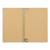 TRAVELER'S Notebook Refill Binder 011 Regular Size. A kraft paper archive binder with steel clasps designed to store five completed regular-sized refills. Classeur pour recharges TRAVELER'S Notebook 011 Taille Régulière. Un classeur d'archivage en carton kraft avec attaches en acier pour ranger cinq recharges terminées.