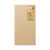 TRAVELER'S Notebook 014 Kraft Paper Regular Size refill showing blank brown textured pages for scrapbooking and sketching. / Recharge en papier kraft TRAVELER'S Notebook 014 taille Régulière présentant des pages vierges texturées marron pour le scrapbooking et le dessin.