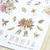 MU Print-On Sticker 254 Autumn Leaves. A set of 2 transfer sticker sheets featuring realistic maple and ginkgo leaves in fall colors for journaling. Autocollants MU Print-On 254 Autumn Leaves. Lot de 2 feuilles de décalcomanies avec des feuilles d'érable et de ginkgo aux couleurs d'automne.