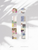 Pion Washi Tape Spring. A 3cm wide washi tape featuring a patchwork collage of floral illustrations and textile patterns in warm spring colors. Ruban adhésif Washi Pion Spring (春野小徑). Un ruban de 3 cm de large présentant un collage patchwork d'illustrations florales et de motifs textiles dans des tons printaniers chauds.