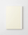 MIDORI MD Notebook A5 Grid. A minimalist cream-colored notebook with light blue 5mm grid pages and an exposed thread-bound spine. Carnet MIDORI MD Notebook A5 Grid. Un carnet minimaliste couleur crème avec des pages quadrillées de 5 mm en bleu clair et une reliure cousue apparente.