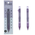 Sun-Star Sindbat Mechanical Pencil in Viola Violet. A translucent, frosted purple mechanical pencil with a compact body that holds 40 leads. Porte-mine Sun-Star Sindbat en couleur Viola Violet. Un porte-mine violet givré translucide au corps compact pouvant contenir 40 mines.