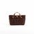 THE SUPERIOR LABOR All Leather Mini Bag. A small, premium leather tote bag with a minimalist design and brass hardware, available in two colors. Mini sac tout cuir THE SUPERIOR LABOR. Un petit sac cabas en cuir haut de gamme au design minimaliste avec détails en laiton, disponible en deux couleurs.