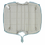 KOKUYO Mococo Pen Case in Marshmallow White. A puffy, cloud-like quilted zipper pouch designed for stationery storage that unzips to lay flat as an open tray. Trousse à stylos KOKUYO Mococo blanc guimauve. Une pochette zippée matelassée et moelleuse pour ranger la papeterie, s'ouvrant à plat pour former un plateau.