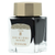 Sailor Shikiori Tsurubami 20ml fountain pen ink bottle. A square glass bottle with a minimal label featuring earthy brown and dark olive brush strokes. Flacon d'encre pour stylo plume Sailor Shikiori Tsurubami 20ml. Un petit flacon carré en verre avec une étiquette minimaliste illustrant des touches marron terreux et olive foncé.