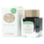 Sailor Shikiori Sasabune 20ml fountain pen ink bottle. A square glass bottle with a minimalist label featuring soft green and pale moss-colored brush strokes. Flacon d'encre pour stylo plume Sailor Shikiori Sasabune 20ml. Un petit flacon carré en verre avec une étiquette minimaliste illustrant des touches vert tendre et mousse claire.