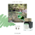 Sailor Shikiori Sasabune 20ml fountain pen ink bottle. A square glass bottle with a minimalist label featuring soft green and pale moss-colored brush strokes. Flacon d'encre pour stylo plume Sailor Shikiori Sasabune 20ml. Un petit flacon carré en verre avec une étiquette minimaliste illustrant des touches vert tendre et mousse claire.