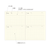 LACONIC Style Notebook A5 100 Days edition. A minimalist cream-colored daily journal showing a split-page grid layout with progress indicators for tracking a 100-day habit or short-term project. / Carnet de suivi LACONIC Style Notebook A5 Édition 100 Days. Un journal quotidien minimaliste beige présentant une mise en page en grille divisée pour suivre un défi ou un projet sur 100 jours.