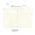 LACONIC Style Notebook A5 Daily edition. A minimalist cream notebook showing a one-page-per-day undated layout with a continuous 24-hour vertical timeline from 6:00 AM to 6:00 AM next to a 5mm grid notes section. / Carnet de bord LACONIC Style Notebook A5 Édition Daily. Un planificateur quotidien minimaliste beige au format une-page-par-jour, associant un planning de 24 heures (de 6h00 à 6h00) et une grille de notes de 5 mm.