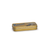 Kaweco Tin Box Nostalgic Short edition. A compact, rectangular aluminum gold gift tin with vintage embossed branding, shown open with a black velvet-lined dual slot insert. / Boîte métallique Kaweco Nostalgic format Short. Un petit coffret cadeau rectangulaire en aluminium doré de style rétro, présenté ouvert avec un insert noir en velours à deux emplacements.