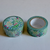 Classiky Dots and Lines washi masking tape in Window Garden design, 2cm wide. Features a repeating delicate botanical pattern of leaves and flowers in muted tones on high-quality paper. / Ruban de masquage washi Classiky Dots and Lines, motif Window Garden, 2 cm de large. Présente un motif botanique délicat et répétitif de feuilles et de fleurs aux tons feutrés sur du papier de haute qualité.