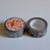 Classiky Dots and Lines washi masking tape in Brown Bird design, 1.8cm wide. Features a sepia-brown repeating pattern of small birds, branches, and berries on a warm cream background. / Ruban de masquage washi Classiky Dots and Lines, motif Brown Bird, 1,8 cm de large. Présente un motif répétitif marron sépia de petits oiseaux, de branches et de baies sur un fond crème chaleureux.