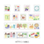Midori Yuru Log roll sticker in Postage Stamps theme, showing a strip of 14 unique perforated paper stamp designs being torn from a 5-meter roll. / Rouleau d'autocollants Midori Yuru Log thème Timbres Poste, montrant une bande de 14 motifs uniques de timbres en papier perforé détachée d'un rouleau de 5 mètres.