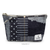 Luddite Denim Boat Pouch M in Random Patchwork theme, showing a medium-sized canvas utility bag made of various unique blue Japanese Okayama denim textures. / Trousse bateau en jean Luddite Denim Boat Pouch M, motif Random Patchwork, montrant une pochette utilitaire de taille moyenne fabriquée à partir de diverses textures uniques de denim japonais Okayama bleu.