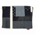 Luddite Denim Bendy Pen Case Essential in unique Random Patchwork Okayama denim from the Authentic Denim series. Compact three-fold design with YKK zipper, secure flap, dedicated ruler pocket, and durable Sleki lining. Each piece features unique pattern placement. Made in Japan. Étui à stylos Bendy Essential en denim Okayama au motif Random Patchwork unique de la série Authentic Denim. Design compact à trois volets avec fermeture éclair YKK, rabat de sécurité, poche dédiée pour règle et doublure Sleki résistante. Chaque pièce présente un placement de motif unique. Fabriqué au Japon.