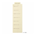 LACONIC Style Weekly Bookmark memo insert shown tucked into a notebook, featuring a 7-day horizontal schedule with two lines per day. / Marque-page mémo LACONIC Style Weekly inséré dans un carnet, montrant un planning hebdomadaire de 7 jours avec deux lignes par jour.