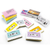 LACONIC in Action Sunset cassette tape-shaped notebook in a clear plastic jewel case with a retro index label sheet. / Carnet LACONIC in Action Sunset en forme de cassette audio dans un boîtier en plastique transparent avec sa fiche d'index rétro.
