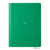 LACONIC B7C Pocket Log Diary in Green shown closed and open to interior daily log pages featuring meal trackers, weather prompts, and grid notes. / Carnet LACONIC B7C Pocket Log Vert présenté fermé et ouvert sur des pages de journal quotidien avec suivi des repas, météo et notes quadrillées.