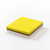 TAKEO PAPER MOTTAINAI MEMO Assorted 27 square pad featuring yellow and dark brown geometric TS Gift-7 and white coarse-striped Arajima sheets. / Bloc-notes carré TAKEO PAPER MOTTAINAI MEMO Assortiment 27 présentant des feuilles TS Gift-7 géométriques jaune et brun foncé ainsi que Arajima blanc à rayures rugueuses.