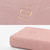 MIDORI hibino Diary 2027 A6 Limited Edition Pink featuring a textured leather embossed cover with gold foil stamping. / Agenda MIDORI hibino 2027 A6 Édition Limitée Rose présentant une couverture souple gaufrée effet cuir avec marquage à la feuille d'or.