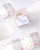 dodolulu Memo Sticker Roll Berry Tales featuring fresh strawberry illustrations and 8 repeating memo designs. / Rouleau de notes adhésives dodolulu Berry Tales présentant d'adorables illustrations de fraises et 8 motifs de mémos répétés.
