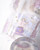 dodolulu doremi PET Tape As if by Magic featuring pre-cut glossy clear stickers with foil stamping and magical fairytale watercolor illustrations. / Ruban PET pré-découpé dodolulu doremi As if by Magic présentant des autocollants transparents brillant avec dorure et illustrations de contes de fées.
