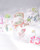 dodolulu doremi PET Tape When Birds Sing featuring pre-cut glossy clear stickers with delicate birds and floral watercolor illustrations. / Ruban PET pré-découpé dodolulu doremi When Birds Sing présentant des autocollants transparents d'oiseaux et de motifs floraux à l'aquarelle.
