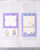 dodolulu Mini 6 Memo Refill Night Dance featuring unpunched 120gsm double-sided paper with delicate illustrations. / Recharge de papier mémo Mini 6 dodolulu Night Dance en papier 120g double face non perforé avec des illustrations délicates.