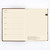 Hobonichi 5-Year Techo A5 2027-2031 five-year daily journal with brown textured cover and gold foil details. / Journal quinquennal Hobonichi 5-Year Techo A5 2027-2031 avec couverture texturée marron et détails en feuille d'or.