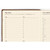 Hobonichi 5-Year Techo A5 2027-2031 five-year daily journal with brown textured cover and gold foil details. / Journal quinquennal Hobonichi 5-Year Techo A5 2027-2031 avec couverture texturée marron et détails en feuille d'or.