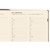 Hobonichi 5-Year Techo A5 2027-2031 five-year daily journal with brown textured cover and gold foil details. / Journal quinquennal Hobonichi 5-Year Techo A5 2027-2031 avec couverture texturée marron et détails en feuille d'or.