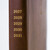 Hobonichi 5-Year Techo A5 2027-2031 five-year daily journal with brown textured cover and gold foil details. / Journal quinquennal Hobonichi 5-Year Techo A5 2027-2031 avec couverture texturée marron et détails en feuille d'or.