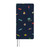 Hobonichi Techo 2027 Weeks Bow & Tie: Candy Dream. Slim hardcover weekly planner with a deep navy necktie-woven cover scattered with colourful woven candies, lollipops and candyfloss. Hobonichi Techo 2027 Weeks Bow & Tie : Candy Dream. Agenda hebdomadaire mince à couverture rigide bleu marine en tissu de cravate, parsemée de bonbons, sucettes et barbe à papa tissés.