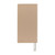 Hobonichi Techo 2027 Weeks Smooth: Café au Lait. Slim softcover weekly planner in sandy beige PU with a puffy hand-feel and matte bronze-gold 2027 foil. Hobonichi Techo 2027 Weeks Smooth : Café au Lait. Agenda hebdomadaire mince à couverture souple beige sable en PU, toucher moelleux et millésime 2027 en foil or bronze mat.