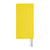 Hobonichi Techo 2027 Weeks Mega Colors: Canaria Yellow. Slim expanded hardcover weekly planner in sunny yellow with matte white 2027 foil and extra grid memo pages. Hobonichi Techo 2027 Weeks Mega Colors : Canaria Yellow. Agenda hebdomadaire mince à couverture rigide jaune soleil, millésime 2027 en foil blanc mat et pages mémo quadrillées supplémentaires.