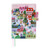 Hobonichi Techo A5 Cousin Cover Yumi Kitagishi: White Cat Village. Polyester cover printed with a densely illustrated village of white cats and animals, pale-green lining and floral Tyrolean-style pen holders. Couverture Hobonichi Techo A5 Cousin Yumi Kitagishi : White Cat Village. Polyester imprimé d’un village de chats blancs et d’animaux, doublure vert pâle et porte-stylos façon ruban tyrolien.