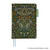 Hobonichi Techo A5 Cousin Cover V&A Series: Blackthorn. Polyester cover with J. H. Dearle Blackthorn blossom on the front, Leicester foliage on the back, yellow lining and a woven Morris-quote pen holder. Couverture Hobonichi Techo A5 Cousin V&A Series : Blackthorn. Polyester avec fleurs Blackthorn de J. H. Dearle au recto, feuillage Leicester au verso, doublure jaune et porte-stylo tissé à citation de Morris.