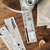 Some Sort of Fern Matte PET Tape Airplane Mode (5 cm). A 5 cm × 10 m translucent matte PET roll of tickets and boarding passes, 100 cm loop. Ruban PET mat Some Sort of Fern Airplane Mode (5 cm). Rouleau PET mat translucide 5 cm × 10 m de billets et cartes d’embarquement, motif 100 cm.