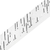 BGM Monotone Washi Tape Rain (1.5 cm). A 15 mm × 5 m black-and-white foil-stamped washi roll of falling rain. Ruban washi BGM Monotone Rain (1,5 cm). Rouleau washi 15 mm × 5 m noir et blanc, dorure, motif de pluie.